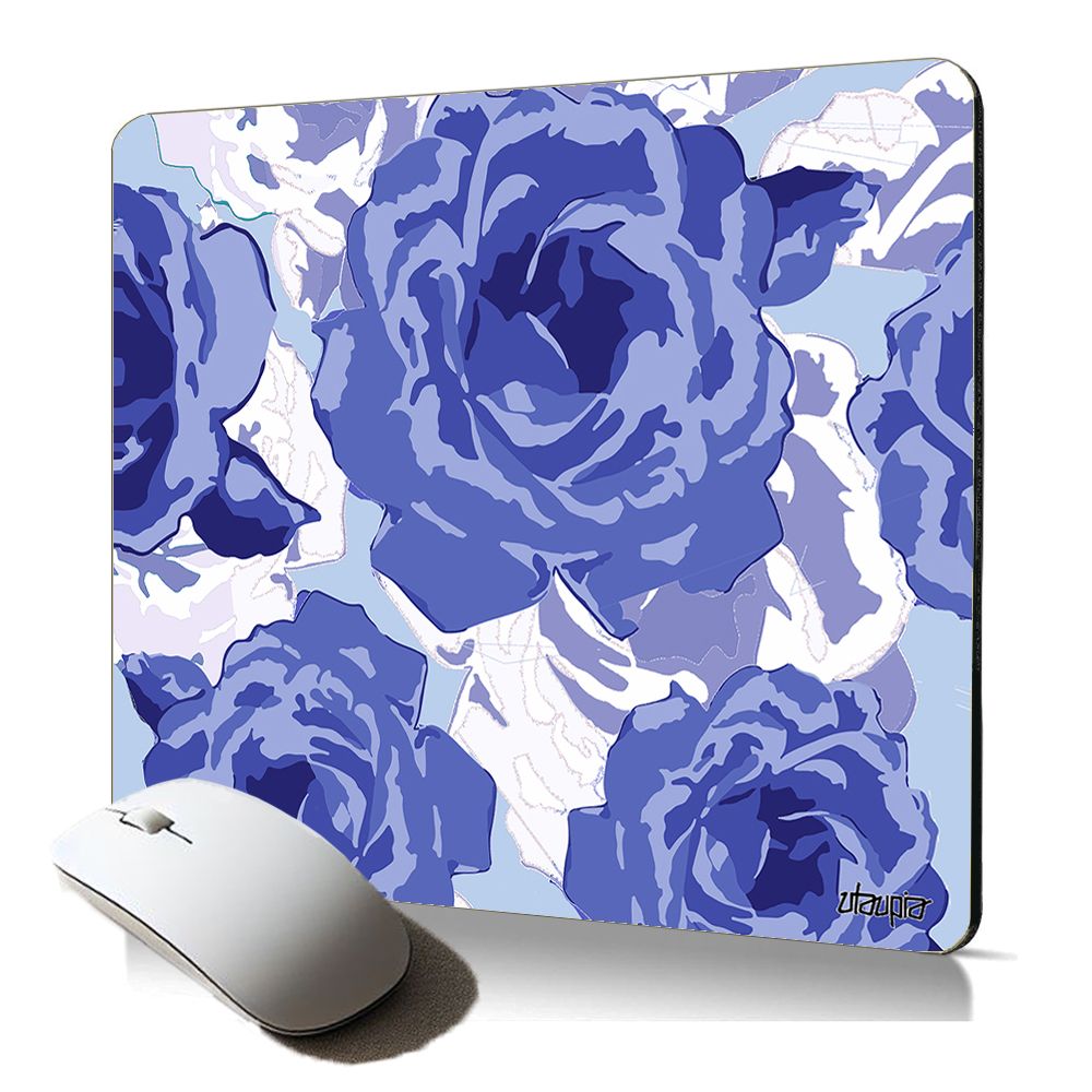 Utaupia Soft Mouse Pad - Floral Design, Pink