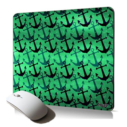 Utaupia Soft Mouse Pad with Anchor Design, Ocean Blue