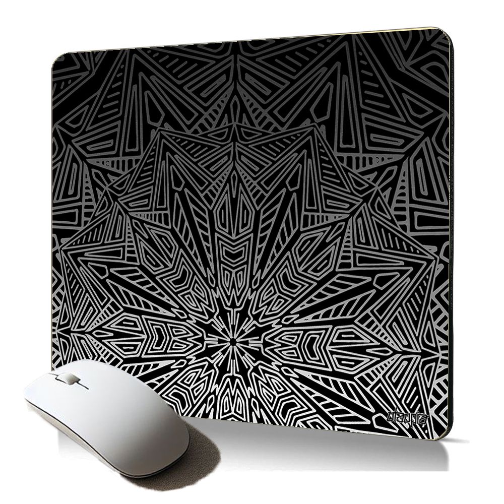 Utaupia Soft Mousepad - Tibetan Mandala Graphic, Non-Slip, Father's Day Gift, Office Decor