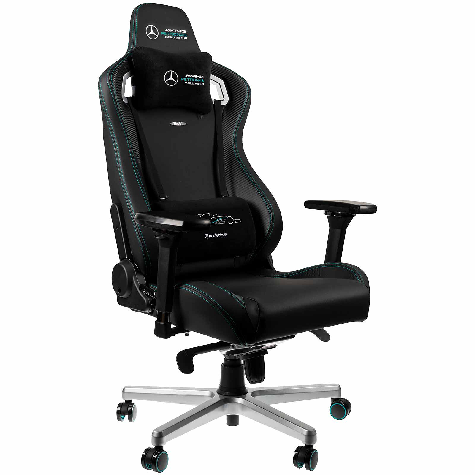 Siège Noblechairs Épique (Équipe Mercedes-AMG Petronas Formule 1 2021)