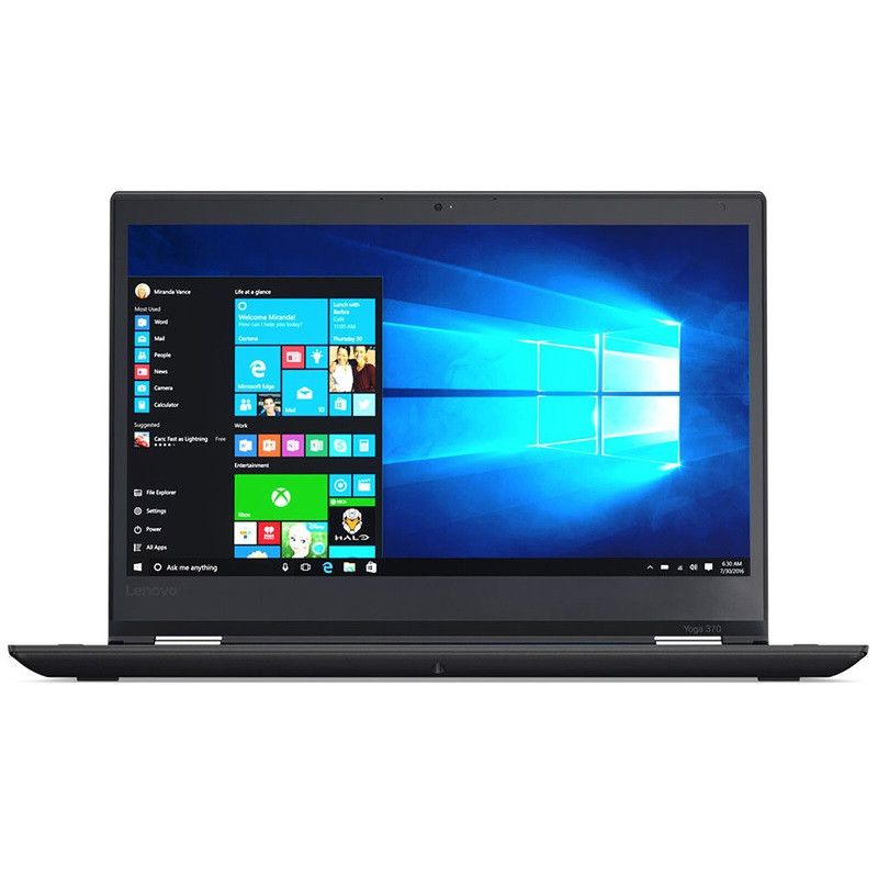 Lenovo ThinkPad Yoga 370 - 2.7GHz Core i7-7500U, 8GB RAM, 256GB SSD, No Intel HD Graphics, WiFi, Webcam, 13" Windows 10 AZERTY