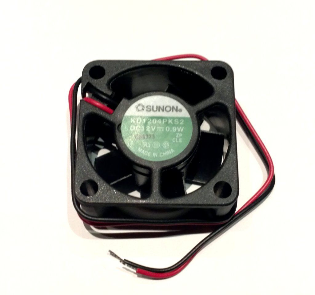 Info Games Ventilator with Needle Bearing, 40x40x20, 12V Cables