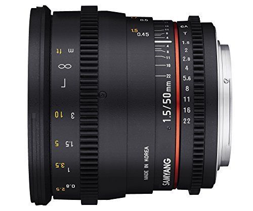Objetivo Samyang 50mm T1.5 AS UMC Negro para Nikon