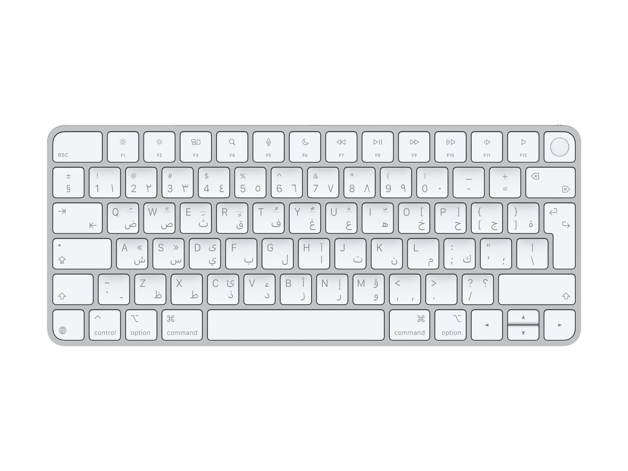 Apple Magic Keyboard with Touch ID - Wireless Keyboard - USB-C - Bluetooth - QWERTY