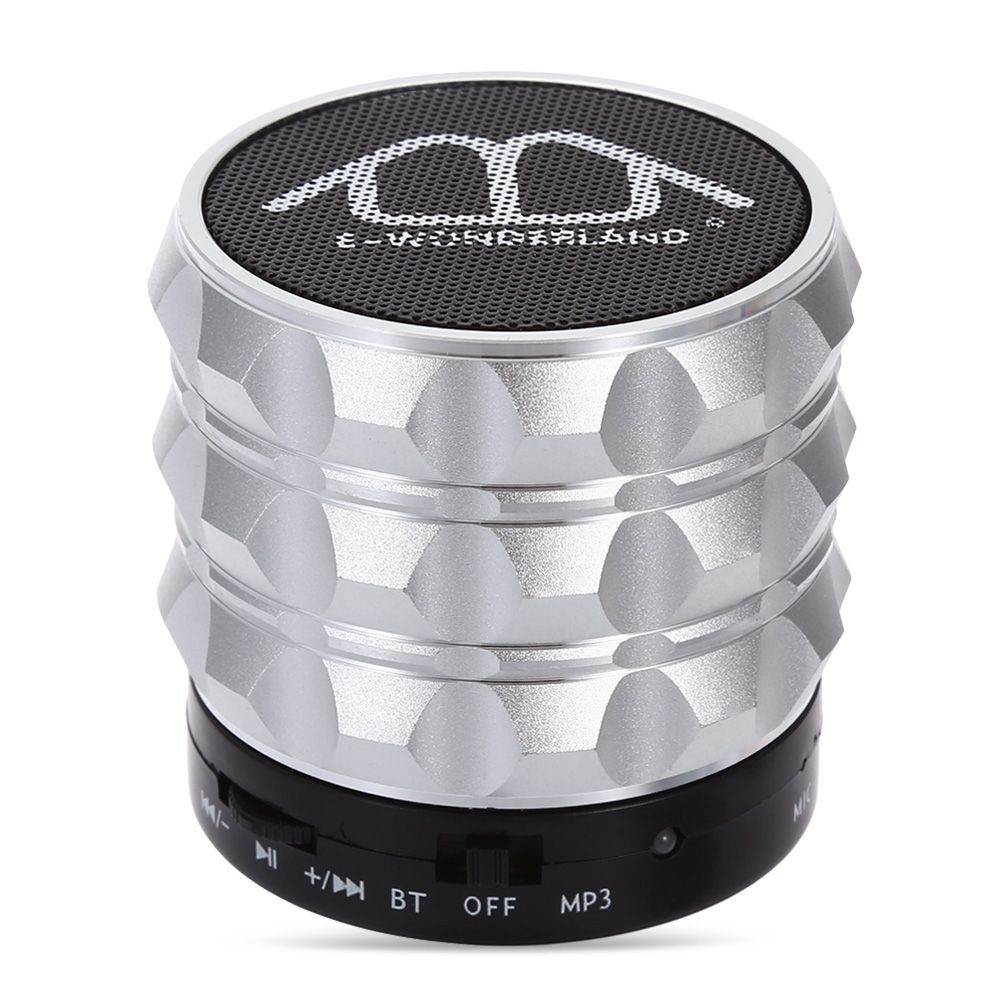 Party Bluetooth 3.0 Speaker, FM Stereo Audio, Wireless Party Speaker, Silver