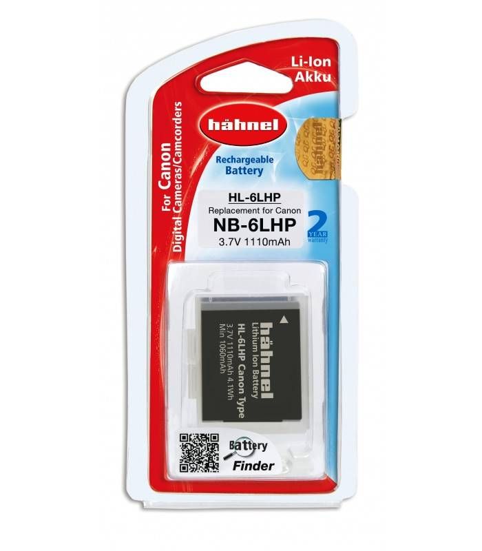 Hahnel Battery HL-6LP (Replaces Canon NB-6LH) / HL-2LP (Replaces Canon NB-2LH)