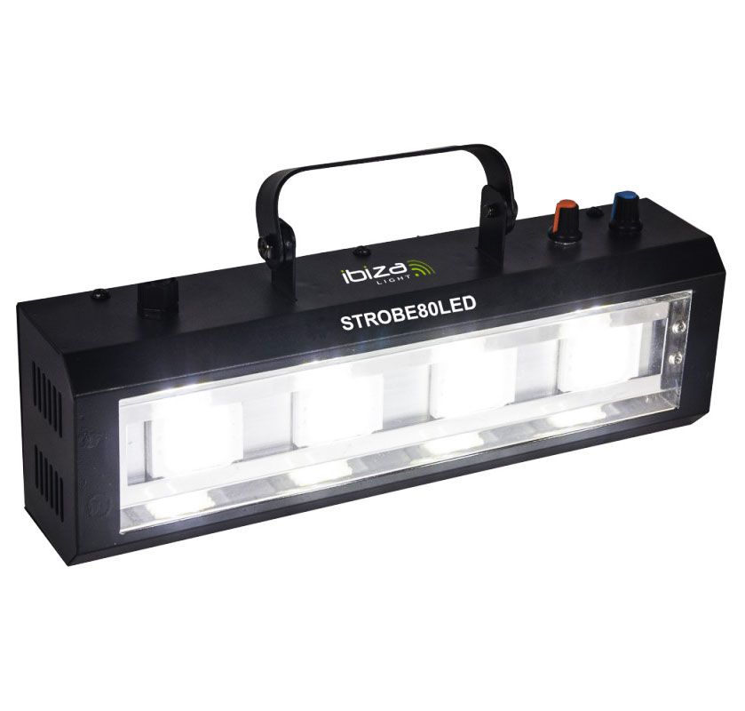 Stroboscopio Ibiza Light STROBE80LED de 80W con LED