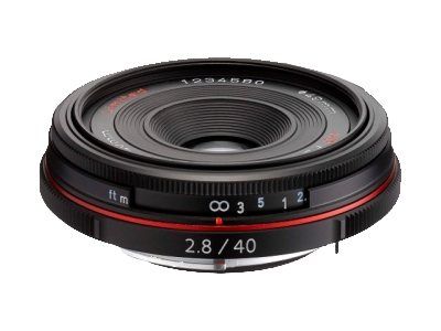 Ricoh Objectif Pentax HD DA 40 mm f/2.8 Limited K - 15mm, Noir (Pentax K Mount)