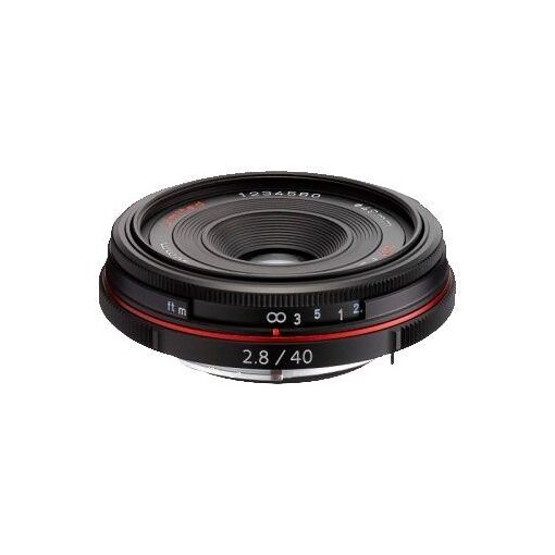 Objectif Ricoh smc PENTAX-DA 40 mm f/2,8 Limited HD - 15 mm, Noir (Monture Pentax K)