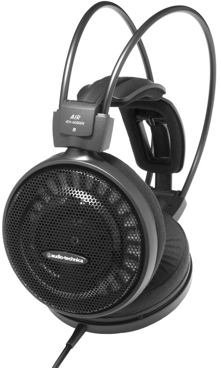 Audio-Technica ATH AD500X Headphones - Circum-aural, Wired, 3.5mm Jack