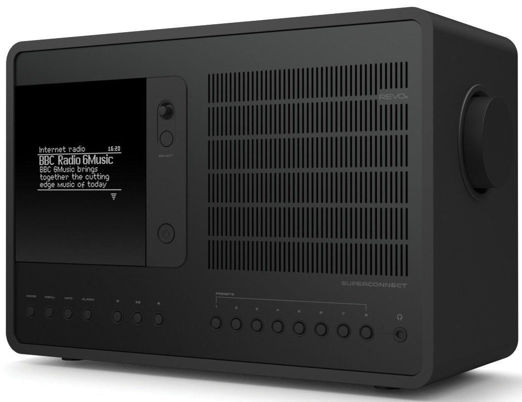 Revo SuperConnect Digital Portable Radio - Black