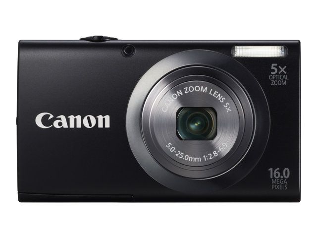 Canon Compact Camera - 16.0MP - 720p - 5x Optical Zoom - Black