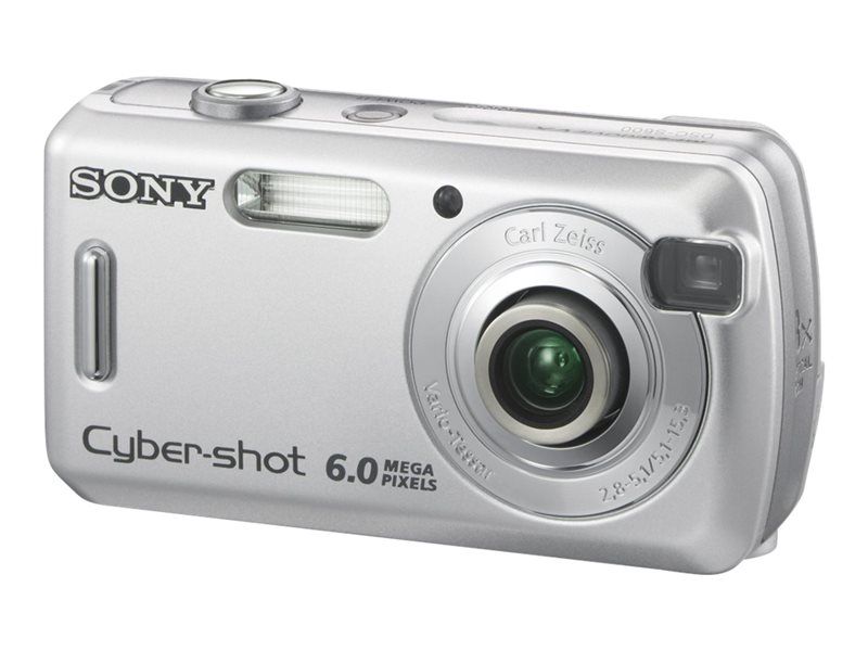 Sony Cyber-shot DSC-S600 Digital Camera - Compact - 6.0MP - 3x Optical Zoom - Carl Zeiss