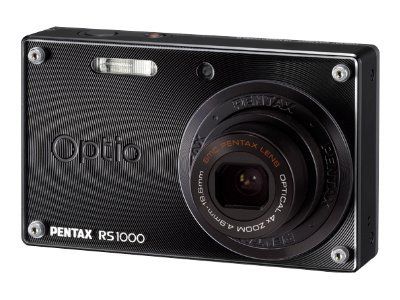 Ricoh Pentax Optio RS1000 Compact Camera - Black (14MP, 720p, 4x Optical Zoom)