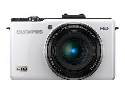 Olympus XZ-1 Digital Camera - Compact - 10MP - 720p - 4x Optical Zoom - White