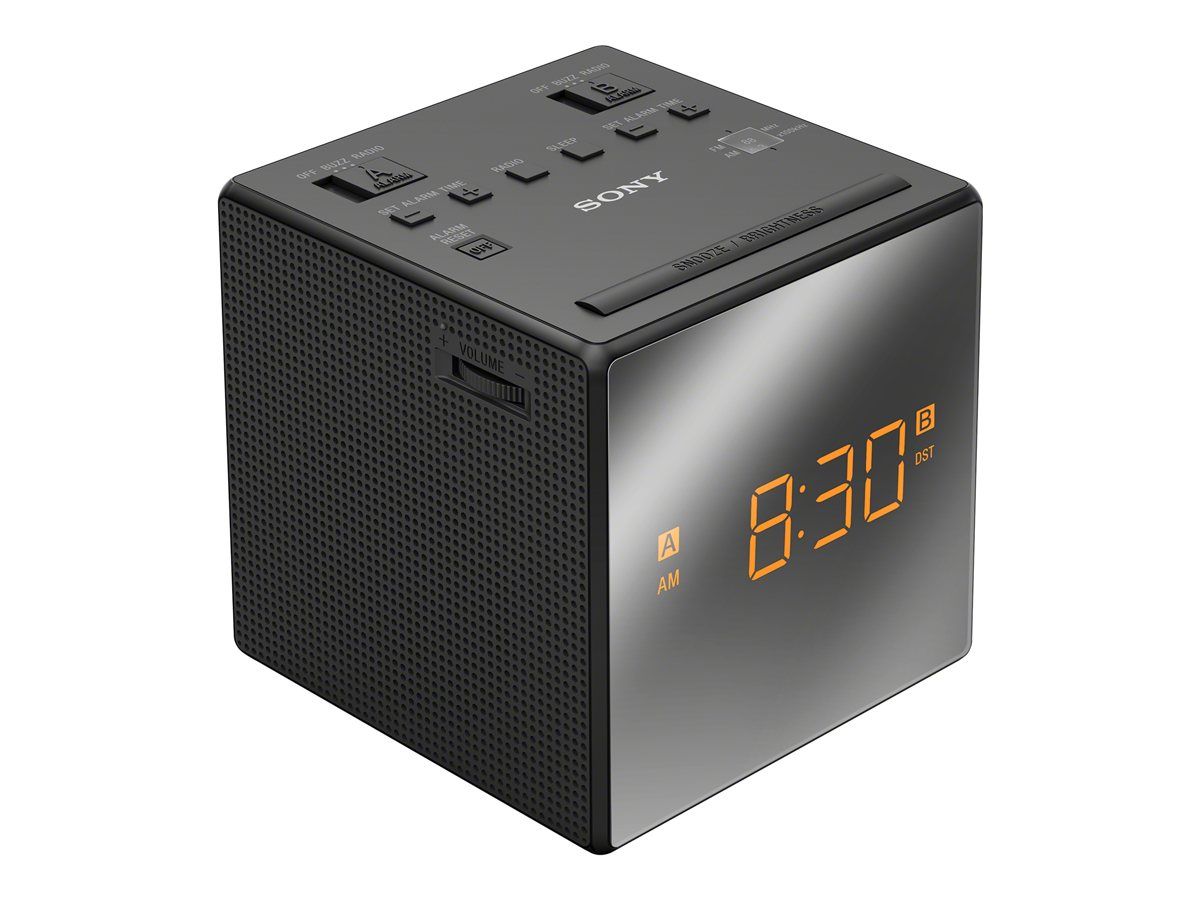 Sony Radio-Alarm Clock ICF-C1T - 100mW - Black