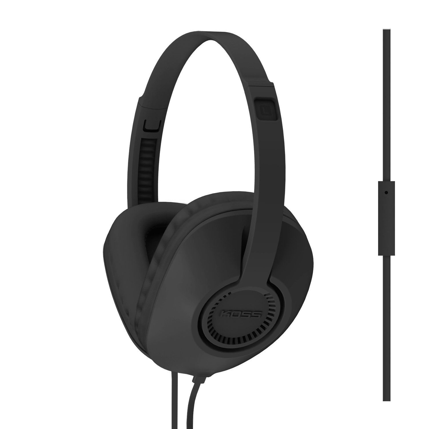 Koss UR23i Headphones, Black, 20-20000 Hz, 1.2m