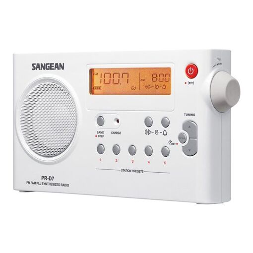 Sangean PR-D7 - Multi-Function Alarm Clock Radio