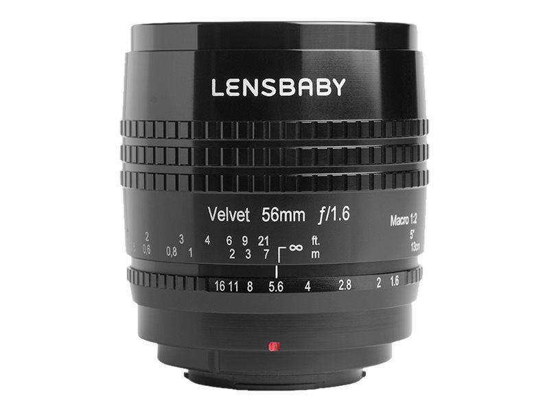 Lensbaby Velvet 56 Lens, 56mm, f/1.6, Fujifilm X Mount