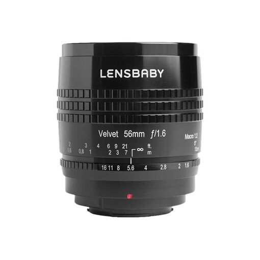 Lensbaby Velvet 56 Lens, 56mm, f/1.6, Fujifilm X Mount