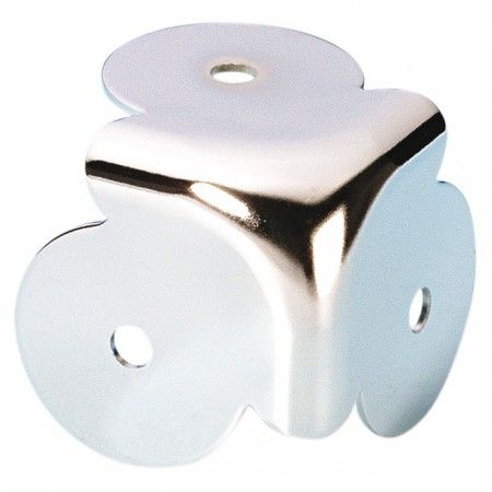 Adam Hall Small Coin Plate - Chrome