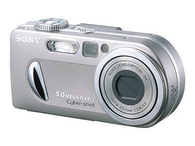 Sony CompactP10 Digital Camera - 5.0 MP - 3x Optical Zoom