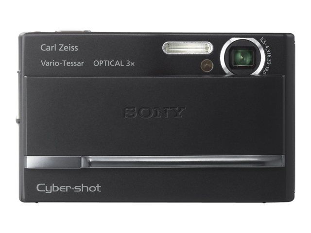 Sony CompactT9B Digital Camera - 6.0MP - 3x Optical Zoom - Carl Zeiss - Black