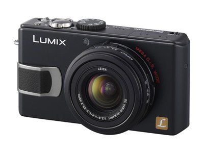 Panasonic CompactK Digital Camera - 10MP - 720p - 4x Optical Zoom - Leica Black