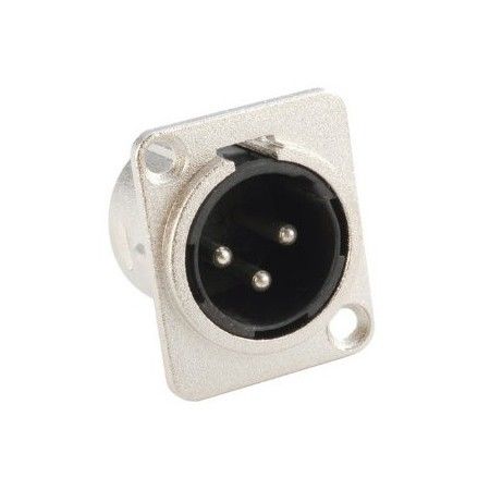 Adam Hall XLR 3-Pin Male Type-D Connector