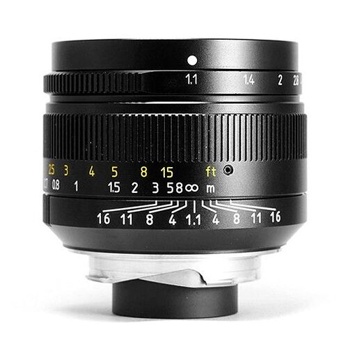 7Artisans 50mm f/1.1 Lens for Leica M (Black)