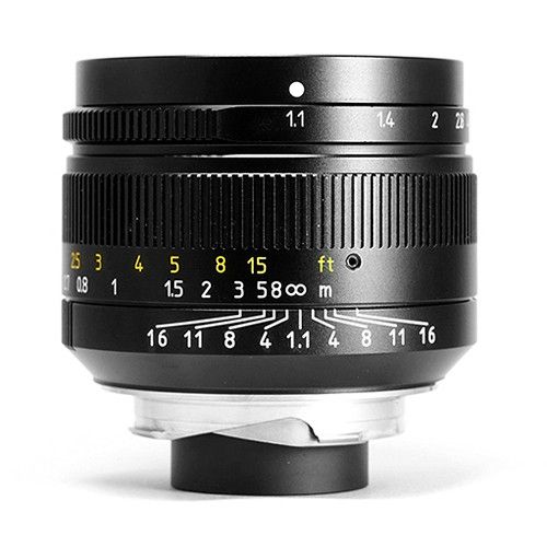 7Artisans 50mm f/1.1 Lens for Leica M (Black)