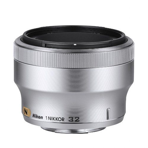 Nikon 1 NIKKOR 32mm f/1.2 Lens, Silver (Nikon CX Format Only)