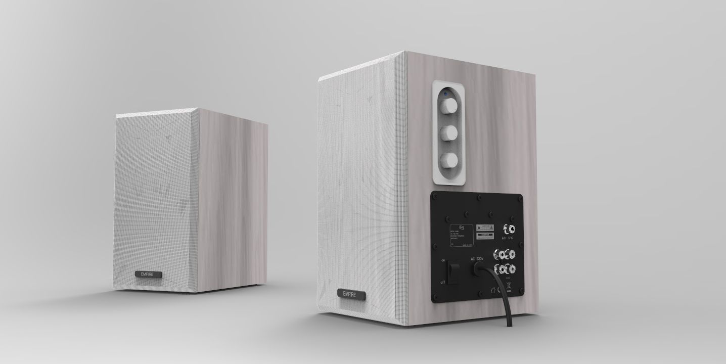 Nilox EMSP.WB64WHITE 2-Way Speaker, 64W, Wired, White