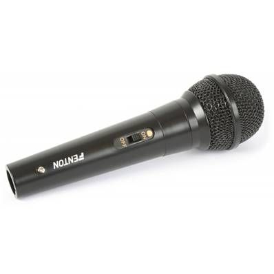 Micrófono Skytronic Fenton 600 Ohms, con conector de 6,35 mm - Negro