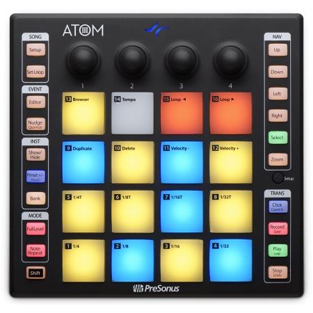 PreSonus ATOM - USB Control Surface with 16 Pads