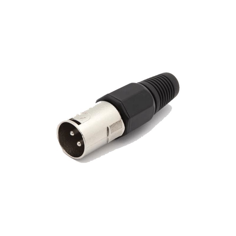 Velleman 3-Pin XLR Male Connector, Black