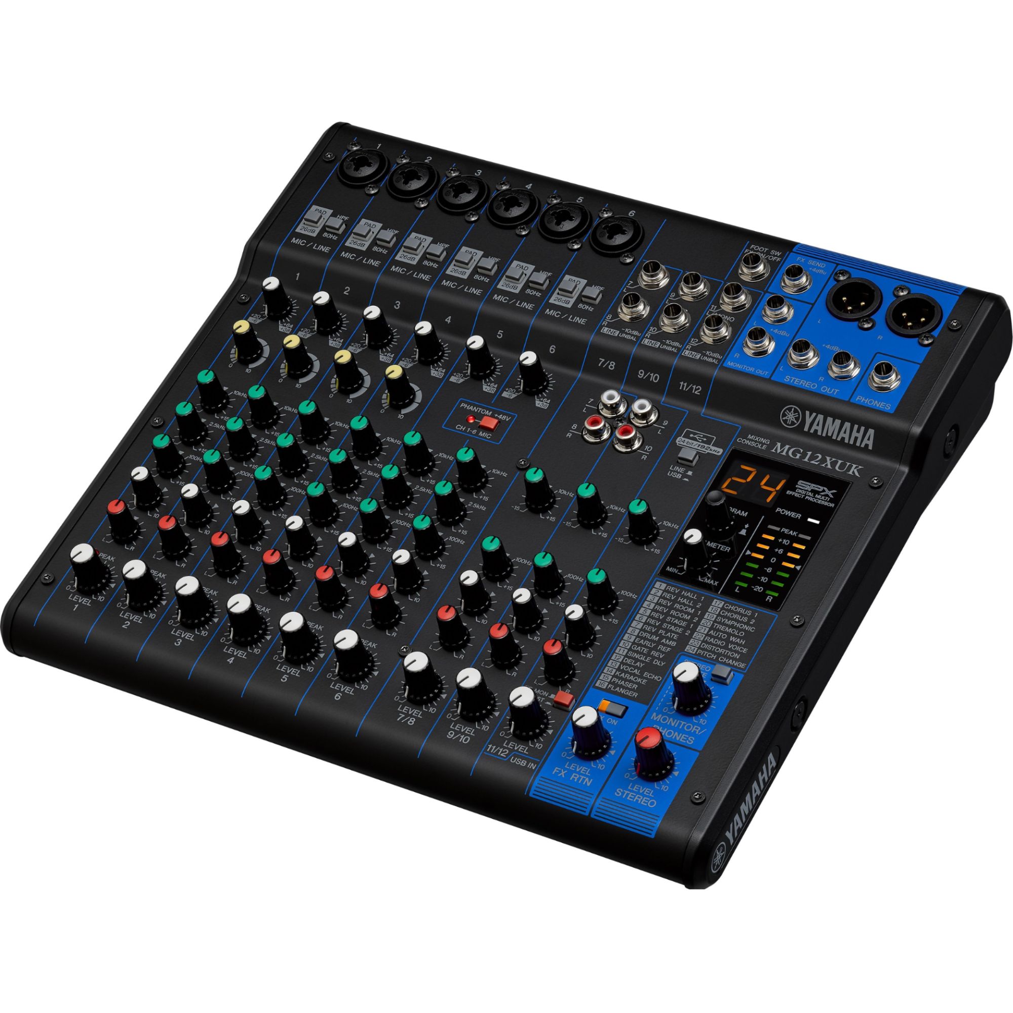 Yamaha MG12XUK - 12-Channel Mixing Console with Effects