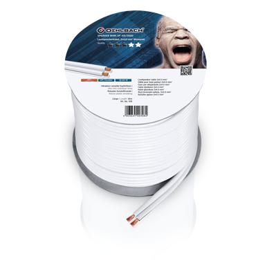 Oehlbach SP-40 30m Audio Cable - White