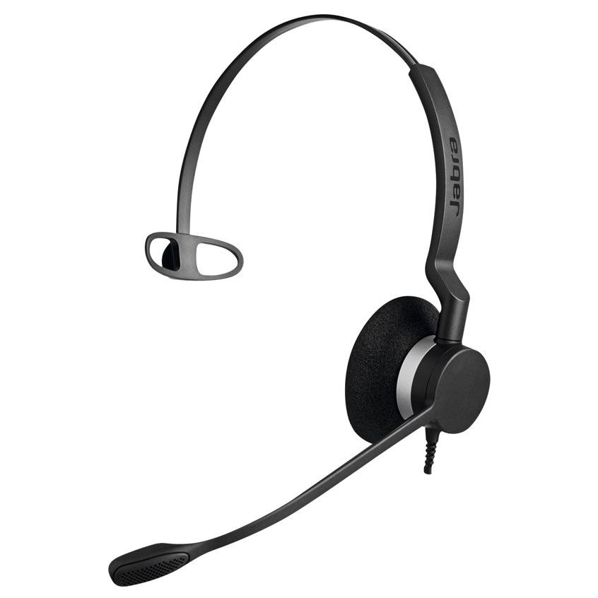Jabra BIZ 2300 USB MS Mono Headset - Noise Cancelling - Over Ear - Wired - USB - Certified for Skype for Business