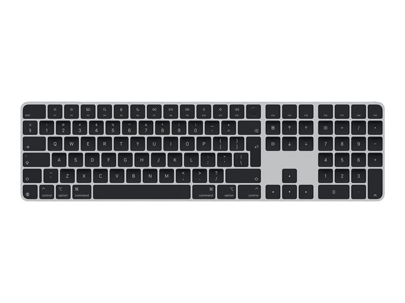 Apple Magic Keyboard with Touch ID (USB-C, Bluetooth, QWERTY, International English, Black Keys)