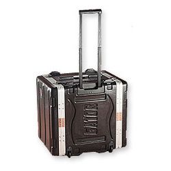 Gator GRR6L 19'' Rolling Flight Case Rack - 6 Units