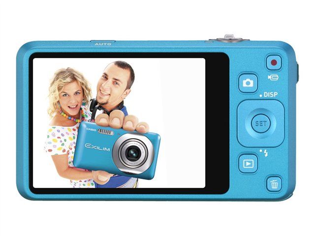 Casio EXILIM ZOOM EX-Z800 Digital Compact Camera - 14.1 MP - 720p - 4x Optical Zoom - Blue