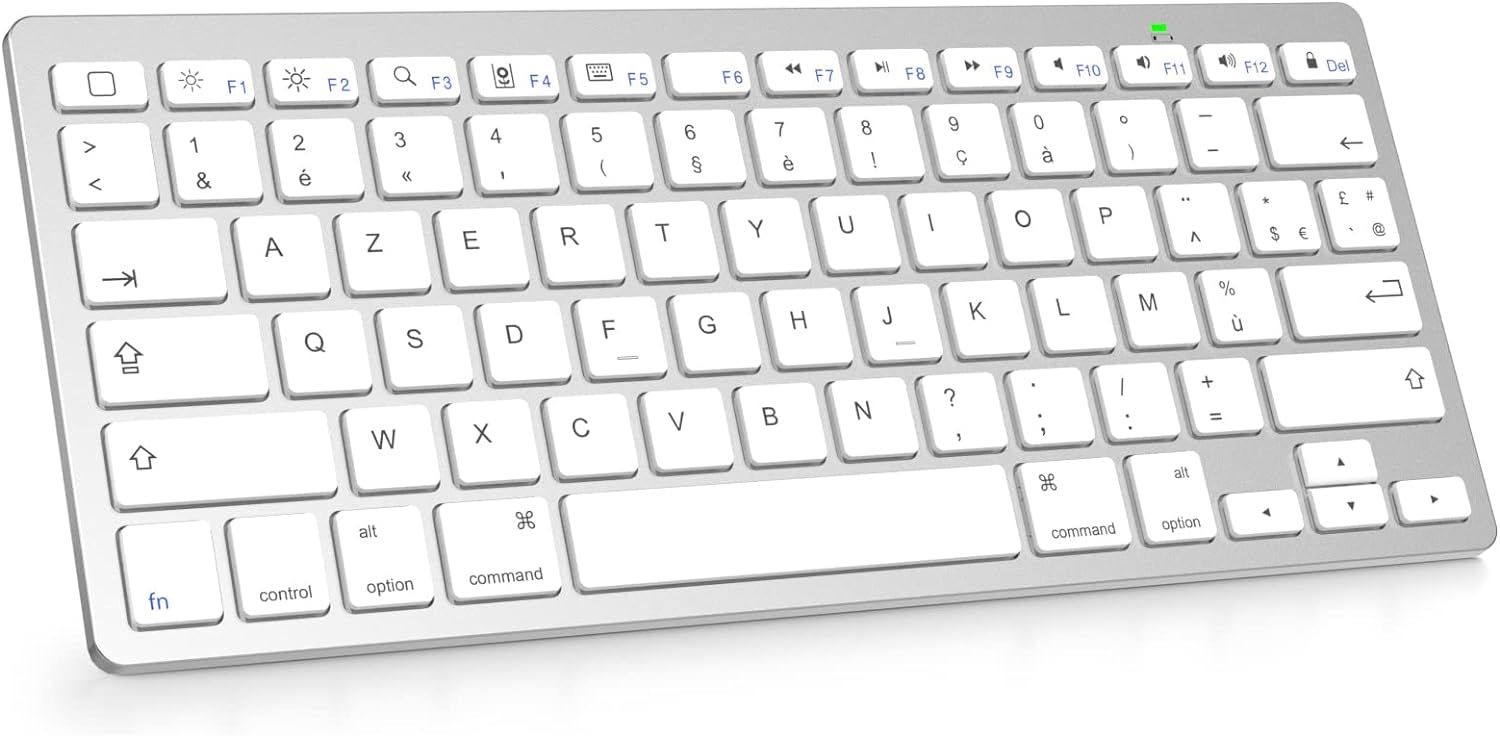 iPad Bluetooth Keyboard, French AZERTY for iPad Pro & iPad, iPhone