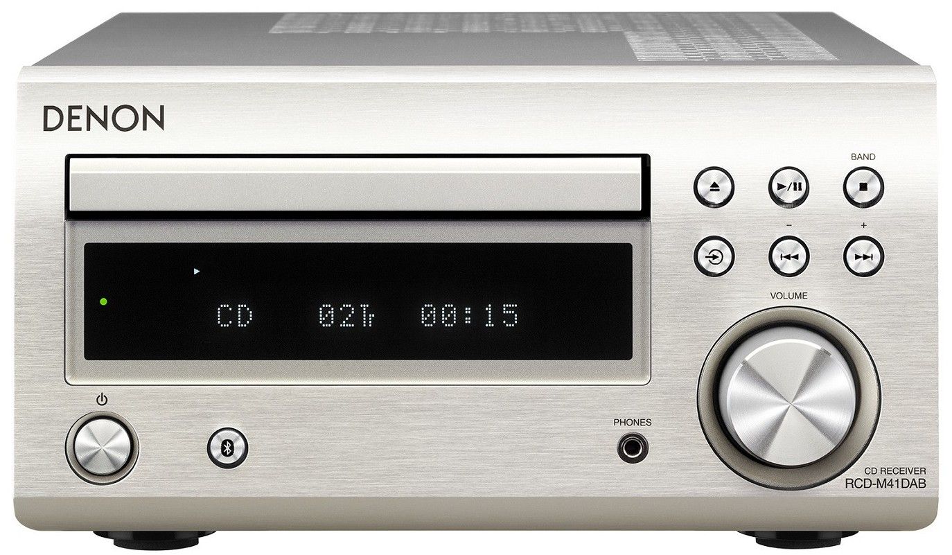 Denon D-M41DAB Premium Silver Audio System