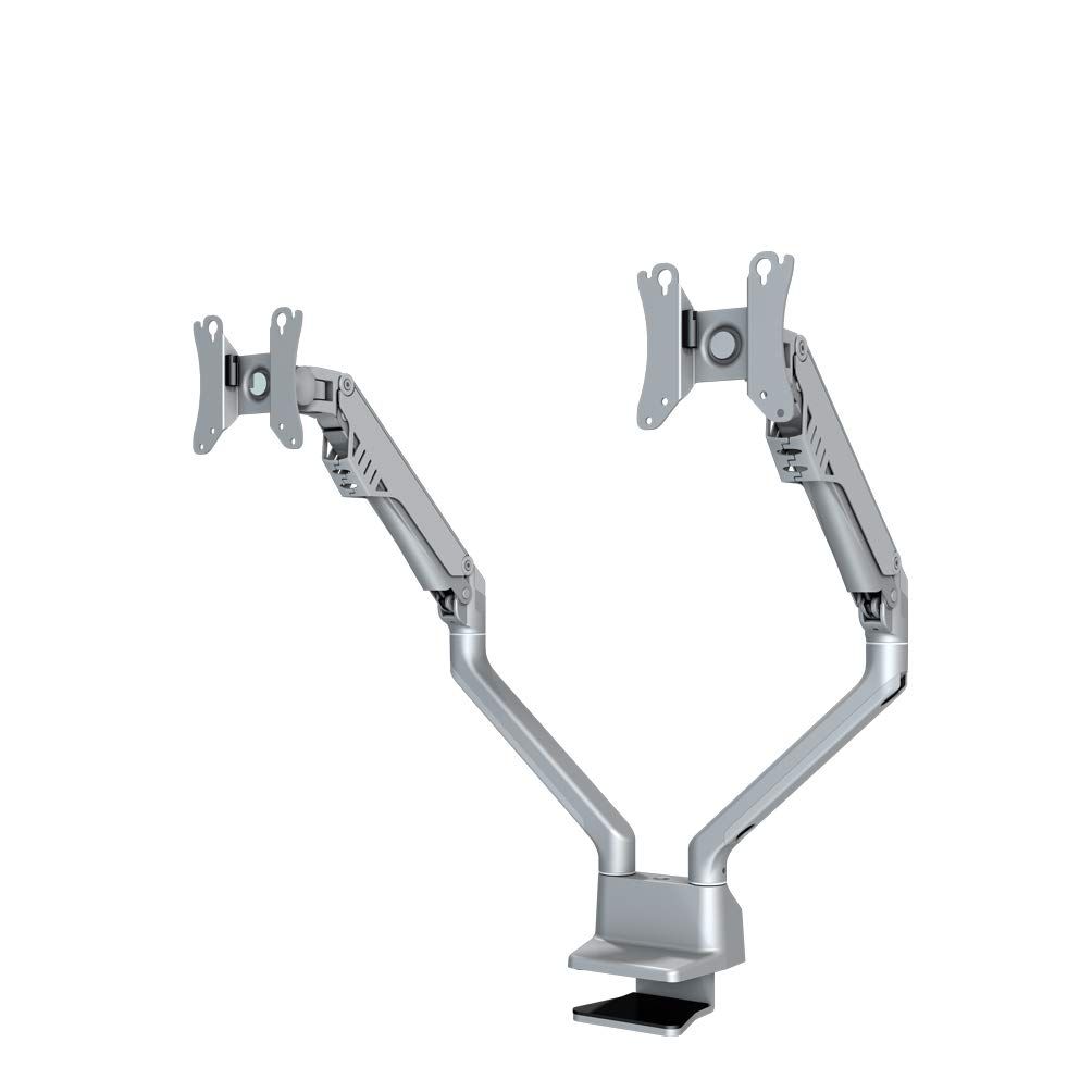 NewStar Flat Screen Desk Mount Clamp/Grommet, Silver