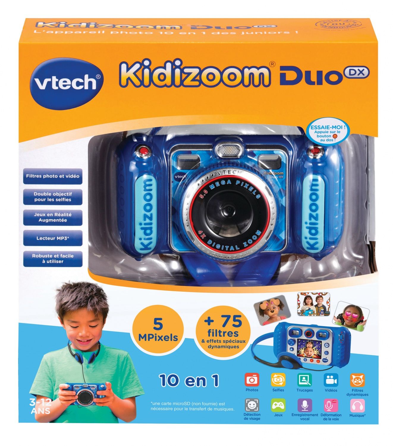 VTech KidiZoom Duo DX Blue - Kids' Camera