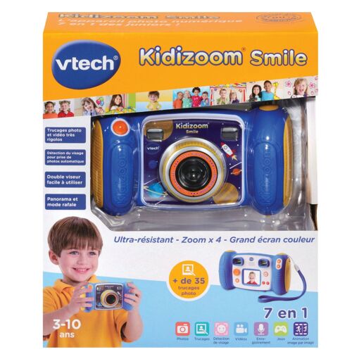 Vtech Kidizoom Sonrisa Azul - Cámara para niños