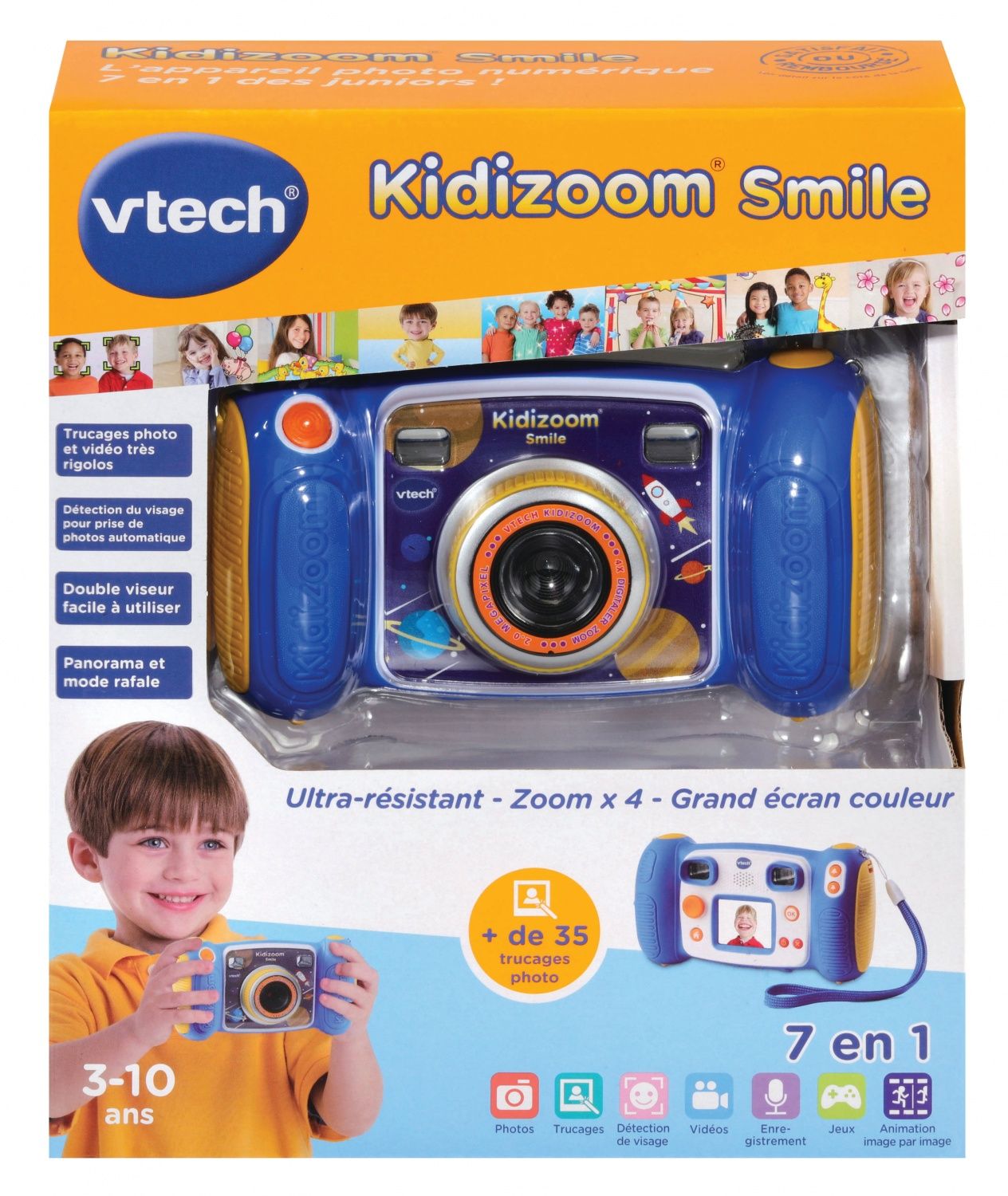 Vtech Kidizoom Smile Blue - Children's Camera