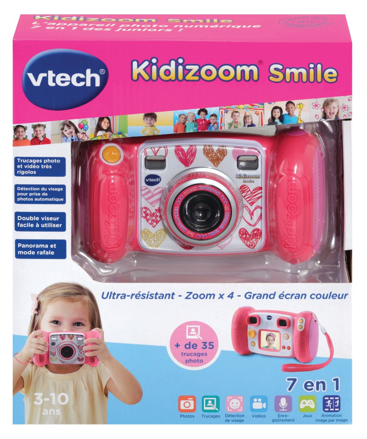 Vtech Kidizoom Smile Rose - Children's Camera