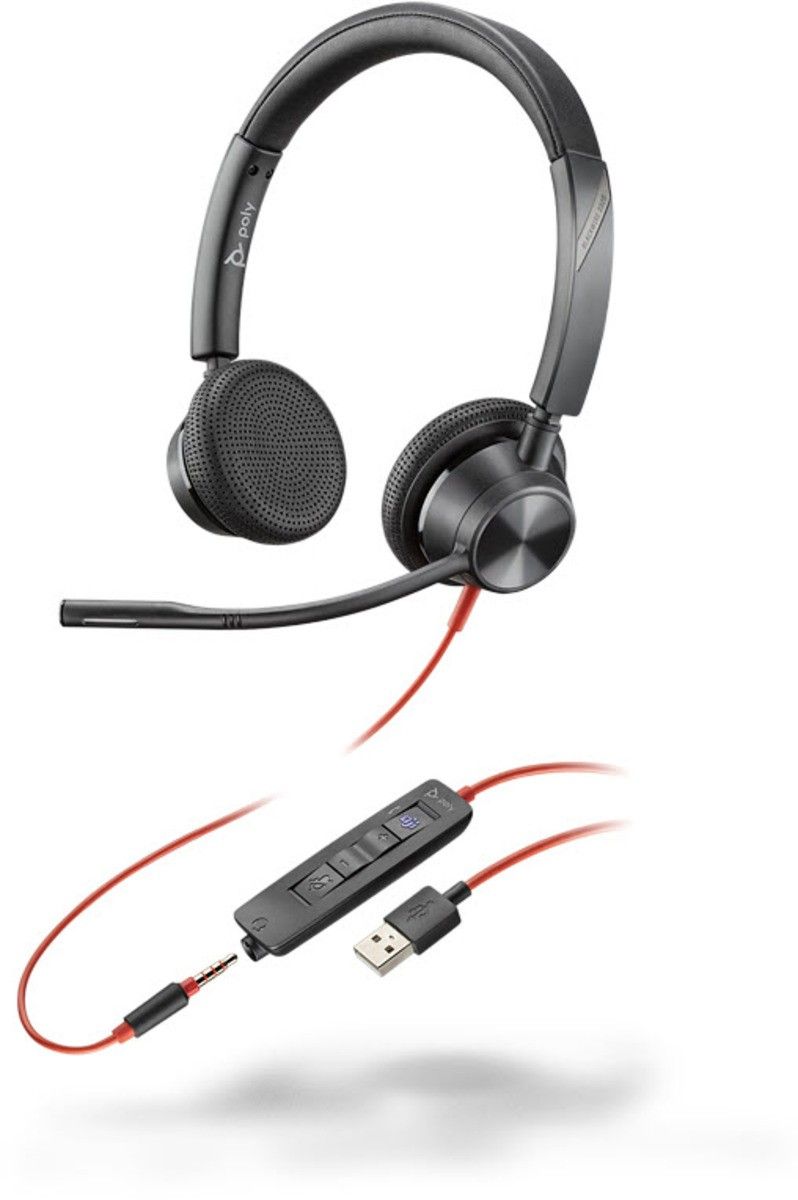 Poly Blackwire 3325 - Microsoft Teams Certified Headset